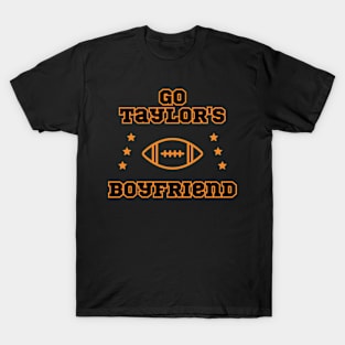 Go Taylor's Boyfriend Football Fan 87 T-Shirt